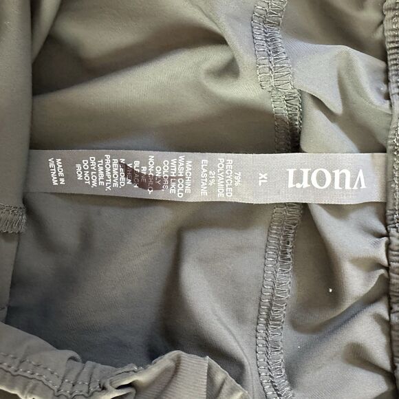 VUORI $98 Miles Dark Grey Gray Ankle Cropped Athletic Pants Size XL - Picture 6 of 8